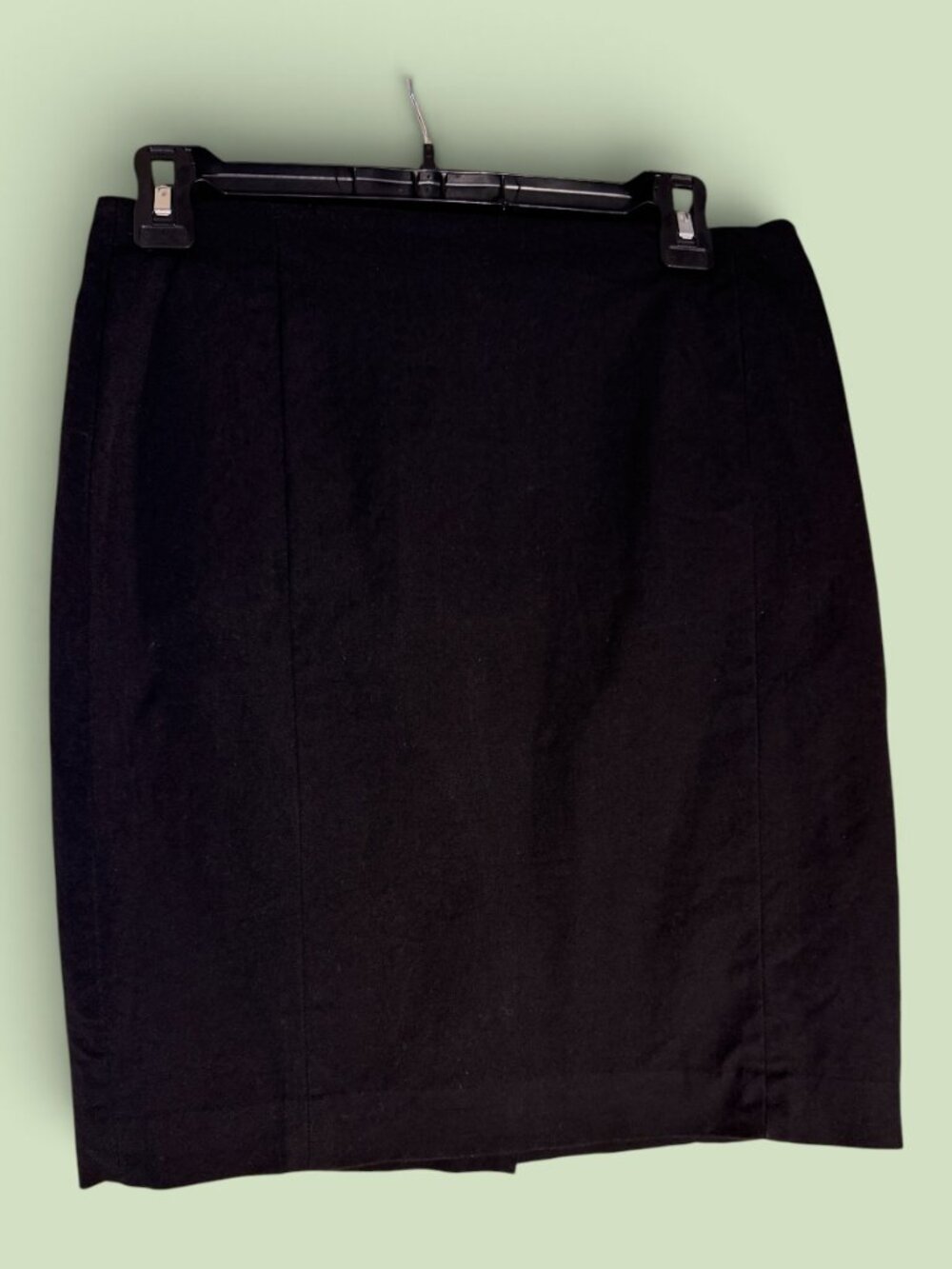 Banana Republic Factory Classic Black Cotton Blend Pencil Skirt Sz 4